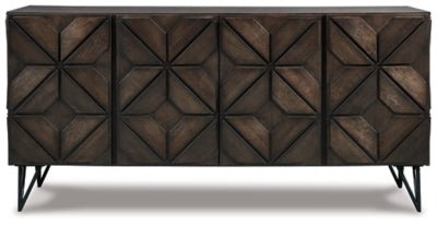 Ashley Dark Brown Chasinfield Extra Large TV Stand - W648 - 68 - Home Elegance USA - 1