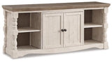 Ashley Two - tone Havalance Extra Large TV Stand - W814 - 30 - Home Elegance USA - 1