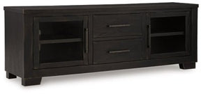 Ashley Black Galliden Extra Large TV Stand | Home Elegance USA