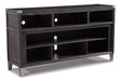 Ashley Gray Todoe LG TV Stand w/Fireplace Option | Home Elegance USA