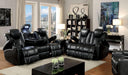 Zaurak Contemporary Double Reclining Power Sofa by Furniture of America