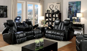 Zaurak Contemporary Double Reclining Power Sofa by Furniture of America