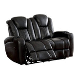 Zaurak Contemporary Double Reclining Power Sofa by Furniture of America