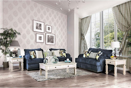 Zayla Transitional Chenille Sofa and Loveseat by Furniture of America