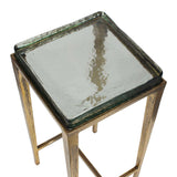 Preston Square Accent Table Brass,Gold - Black / Gold by Uttermost - View 6