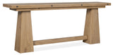 Driftwood Flip-Top Console Table Buckboard - Light Brown by Hooker Furniture - View 1