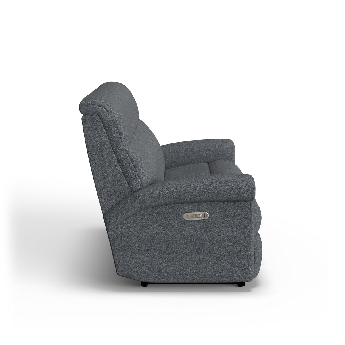 Davis Transitional Fabric Power Reclining Sofa With Power Headrests | Flexsteel