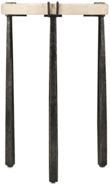 Driftwood Metal Spot Table Beige / Gray - Beige / Dark Gray by Hooker Furniture - View 4