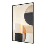 Western Hemisphere Hand Painted Canvas Black / Brown / Gray / Orange - Light Brown / Black by Uttermost - View 3
