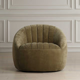 Narrows Swivel Chair - Green by Uttermost - View 2