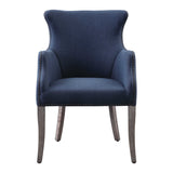 Yareena Wing Chair - Blue by Uttermost - View 1