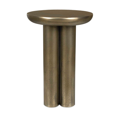Thorp Outdoor Accent Table Brass - Gold by Uttermost - View 1