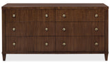 Archives Six-Drawer Dresser - Dark Brown by Hooker Furniture - View 3