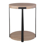 Palisade Round Side Table Natural - Light Brown by Uttermost - View 4