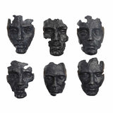 Self-Portrait Metallic Wall Decor (Set of 6) - Black by Uttermost - View 7