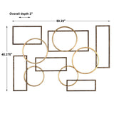 Elias Wall Art Bronze And Gold - Bronze / Gold by Uttermost - View 3