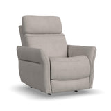 Artemis Power Rocking Recliner With Power Headrest, Lumbar, Heat & Massage - Dove | Flexsteel