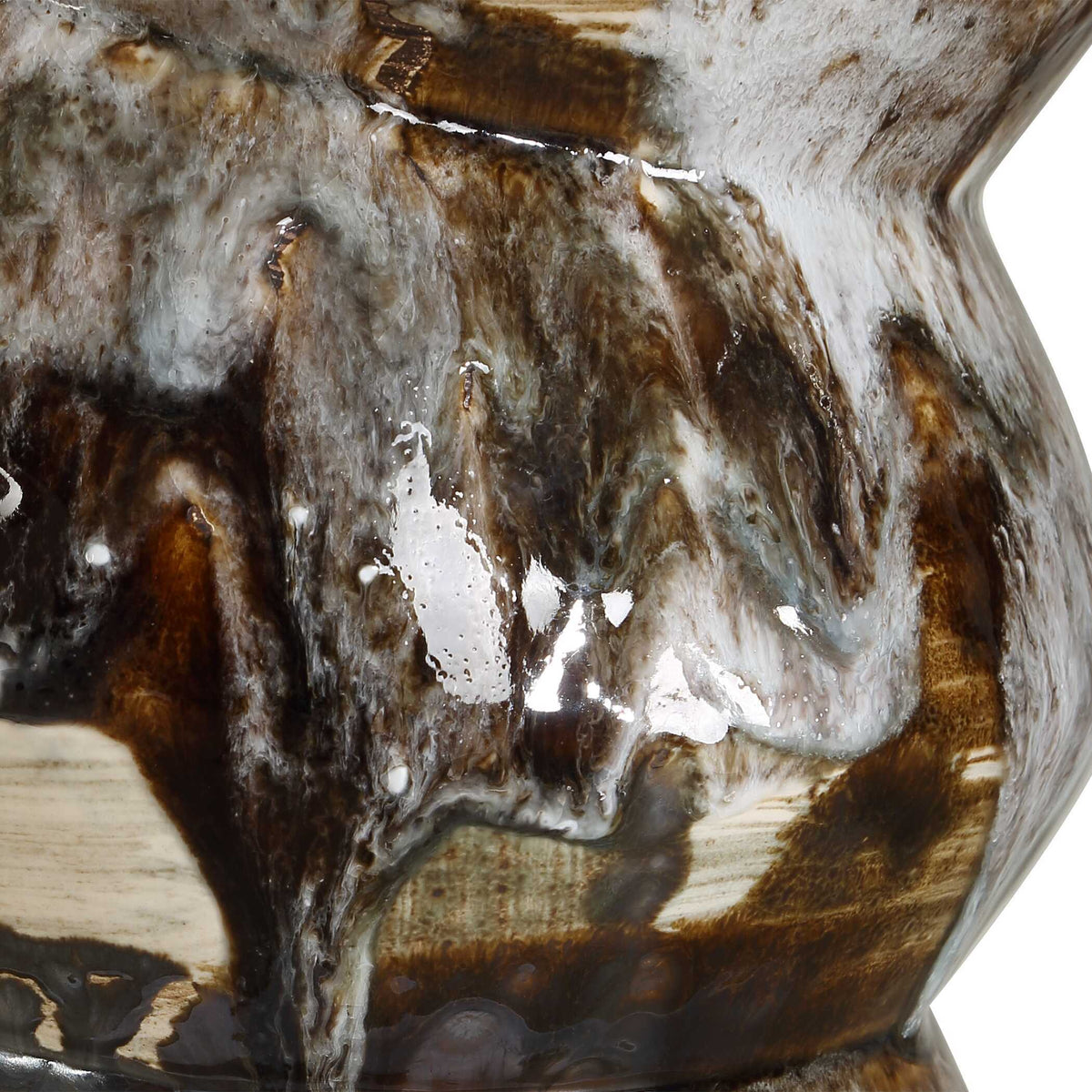 Cuoco Table Lamp Mottled Brown - Dark Brown by Uttermost - View 6