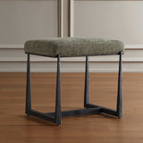 Midas Small Bench Bronze / Green - Green / Dark Brown by Uttermost - View 3