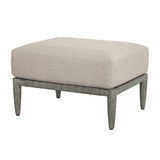 Borneo Outdoor Ottoman Dove - Light Gray by Uttermost - View 2
