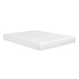 Plush 8-Inch Gel Memory Foam Mattress for Queen Size Bed, Polyester Aloe Vera Cover, White