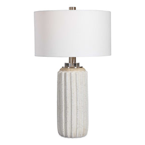 Azariah Crackle Table Lamp - White by Uttermost - View 1