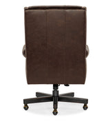 Charleston Executive Swivel Tilt Chair - Dark Brown by Hooker Furniture - View 2