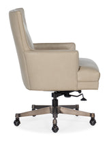 Rosa Executive Swivel Tilt Chair - Beige by Hooker Furniture - View 4