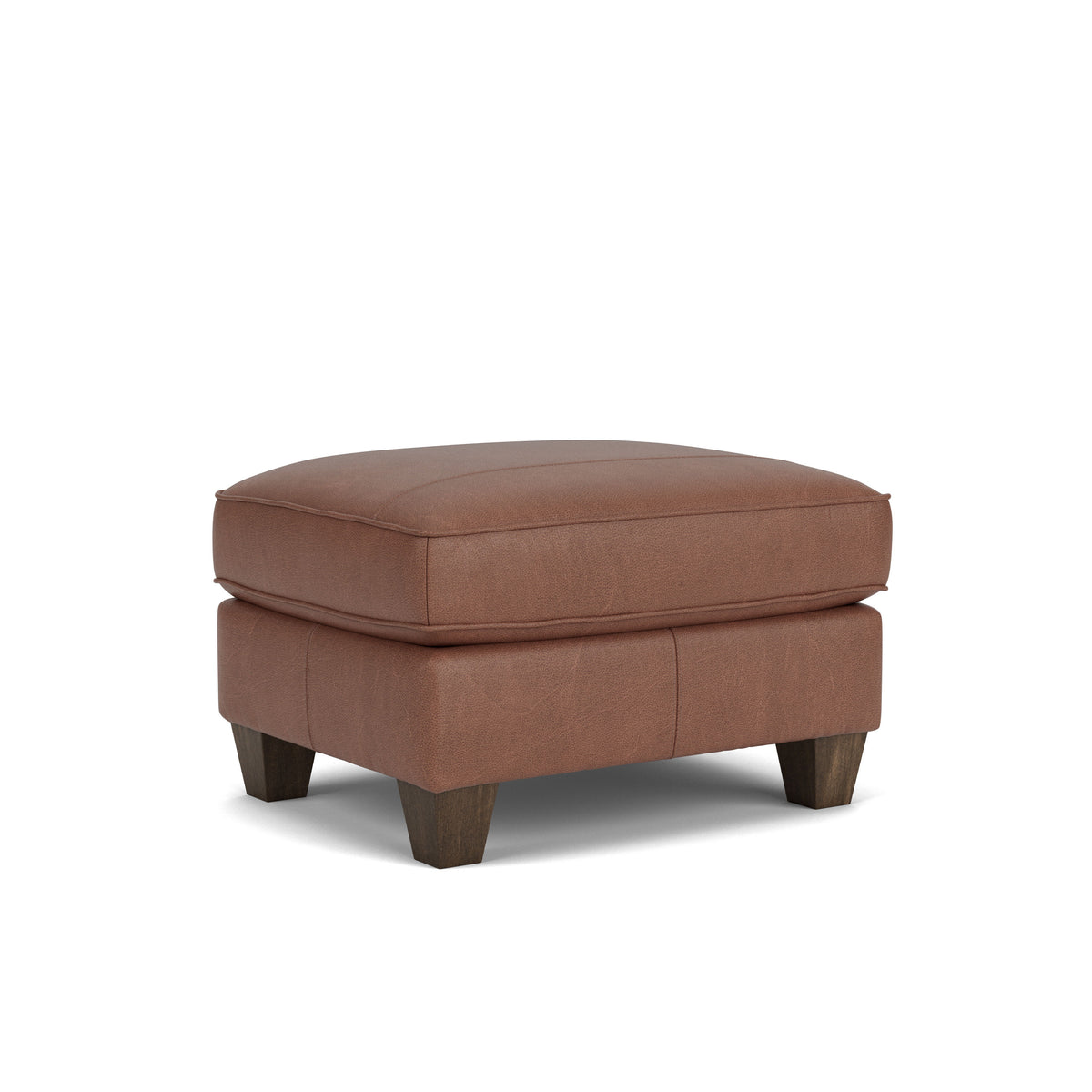 Dana Leather Ottoman | Flexsteel