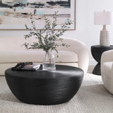 Bongo Rattan Coffee Table - Black by Uttermost - View 2