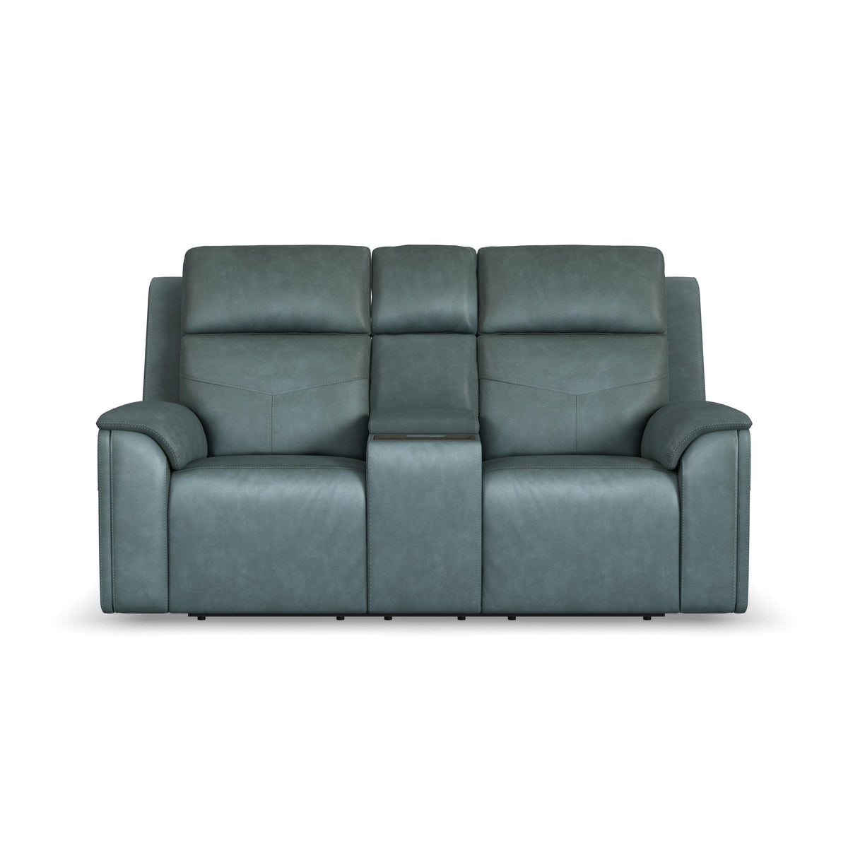 Vernon Power Reclining Loveseat With Console, Power Headrests, Lumbar, Heat & Massage - Admiral | Flexsteel
