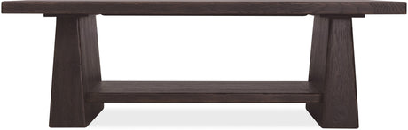 Driftwood Rectangle Coffee Table Burnt Timber - Black by Hooker Furniture - View 3