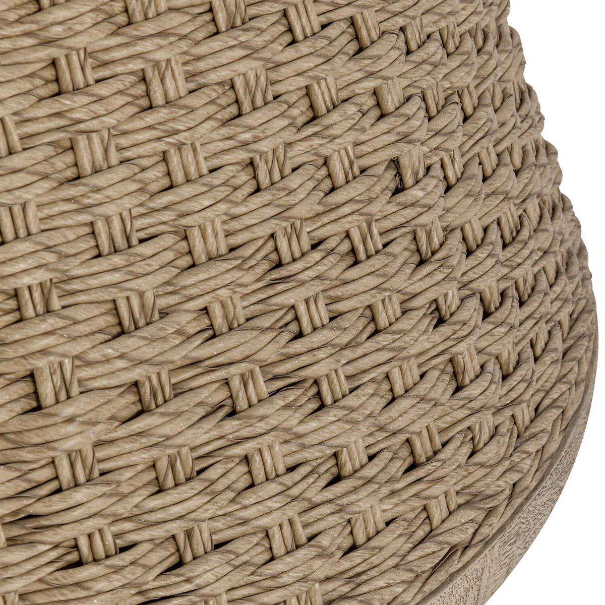 Cardoso Indoor-Outdoor Dining Table Brown / White / Woodtone - White / Light Brown by Uttermost - View 4