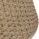 Cardoso Indoor-Outdoor Dining Table Brown / White / Woodtone - White / Light Brown by Uttermost - View 4