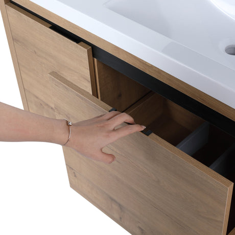 48 Inch Bathroom Cabinet With Sink,Soft Close Doors and Drawer,Float Mounting Design,48x18 - BVC00948IMO(KD - Packing) - W99984814 - image - 16