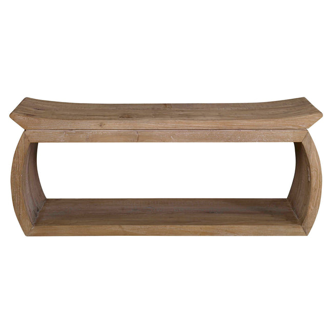 Connor Reclaimed Wood Bench - Light Brown by Uttermost - View 1