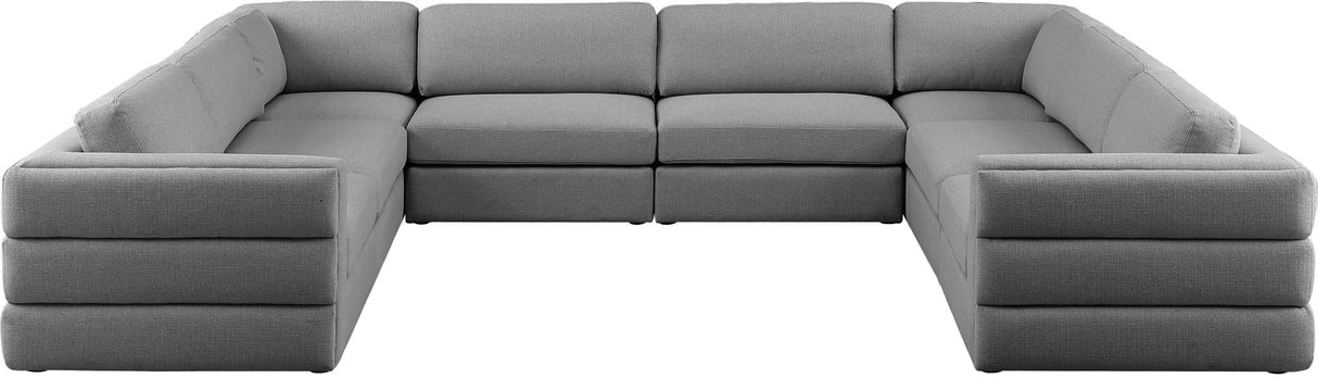 Beckham - Modular Sectional 8 Piece - Gray | Home Elegance USA