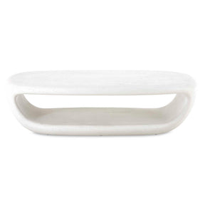 Leyton Outdoor Coffee Table - White by Uttermost - View 1