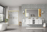 72*23*21in Wall Hung Doulble Sink Bath Vanity Cabinet Only in Bathroom Vanities without Tops - W1272109640 - image - 9