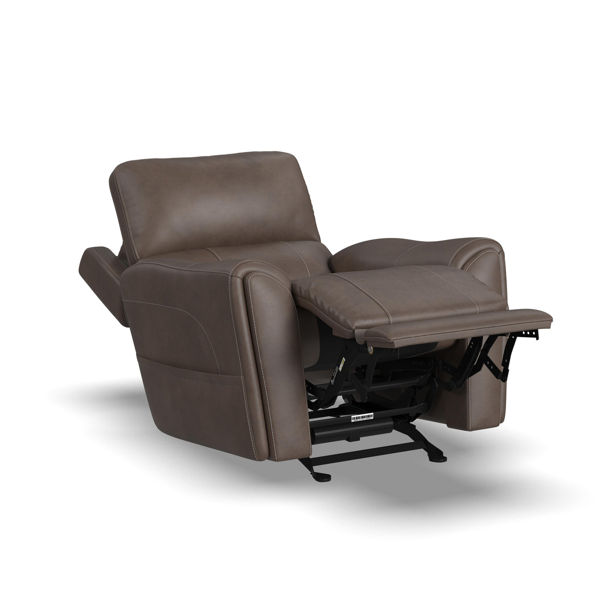 Carter Power Rocking Recliner With Power Headrest, Lumbar, Heat & Massage - Cappuccino | Flexsteel
