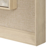 Hide & Seek Abstract Art Black / Brown / Gray / Orange / White / Woodtone - Light Brown by Uttermost - View 6