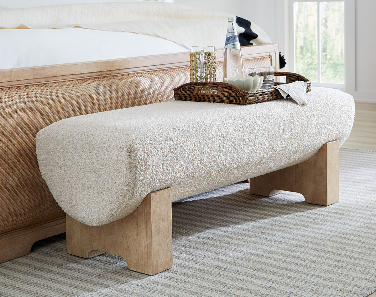 Retreat Bed Bench - Beige / Light Brown by Hooker Furniture - View 4