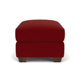 Carson Leather Ottoman | Flexsteel