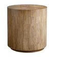 Nevis Wood Cylinder Side Table Woodtone - Light Brown by Uttermost - View 1