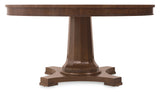 Archives Round Pedestal Dining Table - Dark Brown by Hooker Furniture - View 8