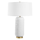 Iona White Glaze Table Lamp by Uttermost - View 4