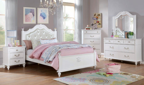 Belva - 4 Piece Full Bedroom Set - White | Home Elegance USA