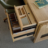 Executive Desk - Light Brown by Hooker Furniture - View 4
