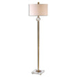 Mesita Floor Lamp Brass - Yellow / Beige by Uttermost - View 1
