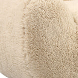 Abide Rounded Sheepskin Sofa - Beige by Uttermost - View 8